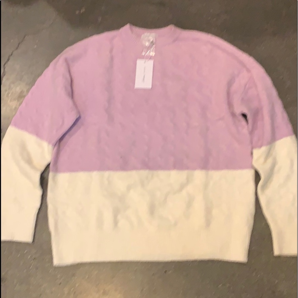 Lovers + Friends brand new cable sweater